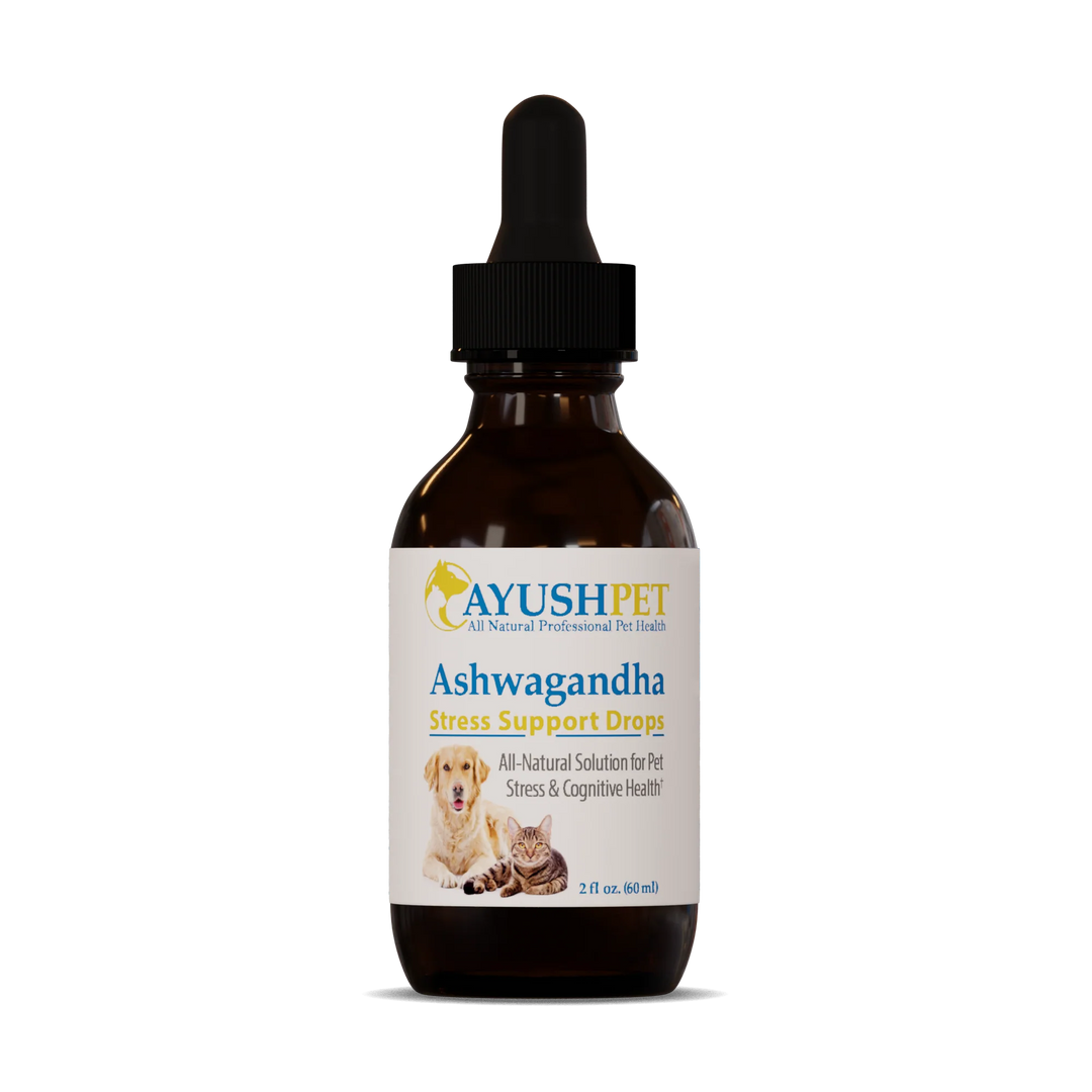 Pet Ashwagandha Stress Support Drops (2 fl. oz.) ~ Ayush Herbs