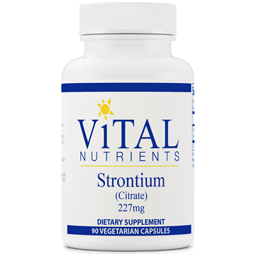 Strontium (90 vegetable capsules) ~ Vital Nutrients