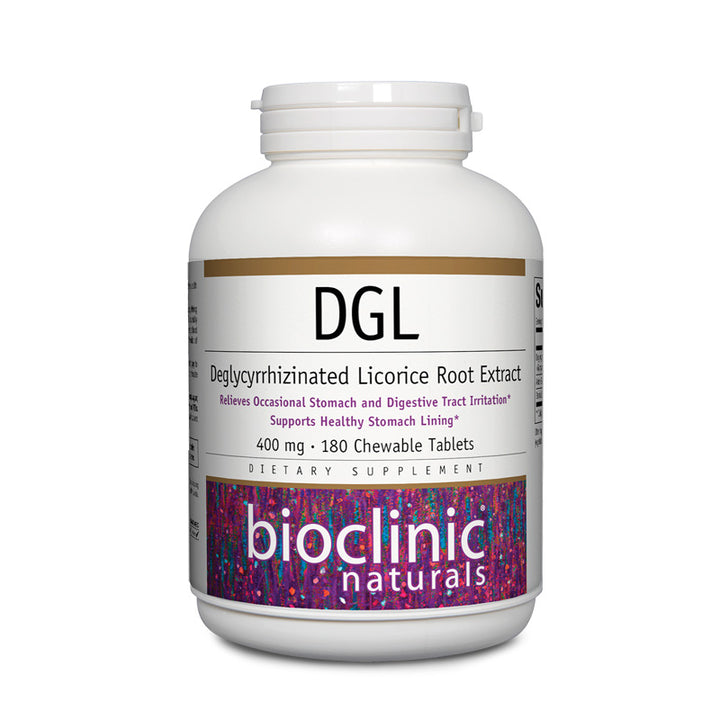 Bioclinic Naturals DGL (180 chewable tablets) - View 3