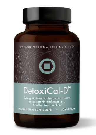 D'Adamo Personalized Nutrition DetoxiCal-D (90 vegetable capsules)