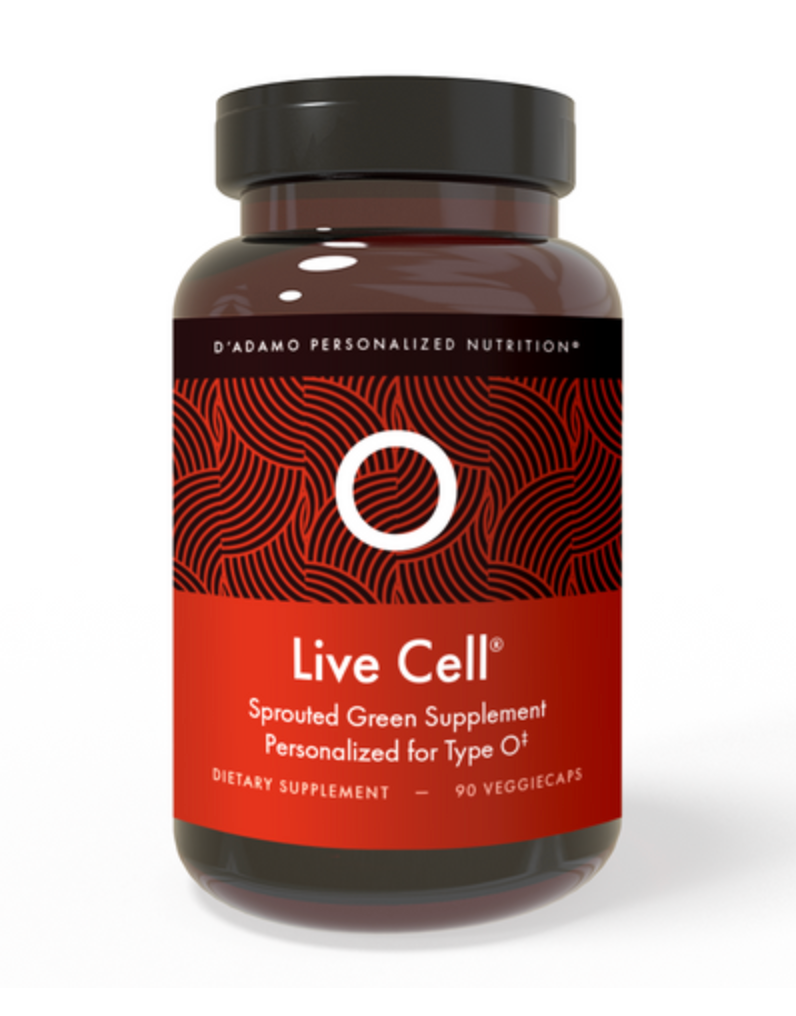 D'Adamo Personalized Nutrition Live Cell O (90 capsules)