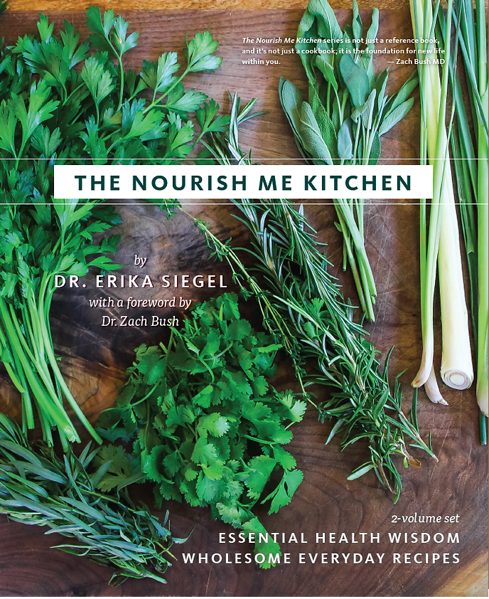 Dr. Erika Siegel Nourish Me Kitchen Book Set