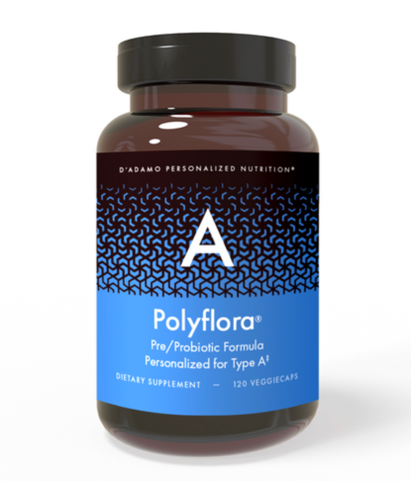 Polyflora A (120 capsules) ~ D'Adamo Personalized Nutrition