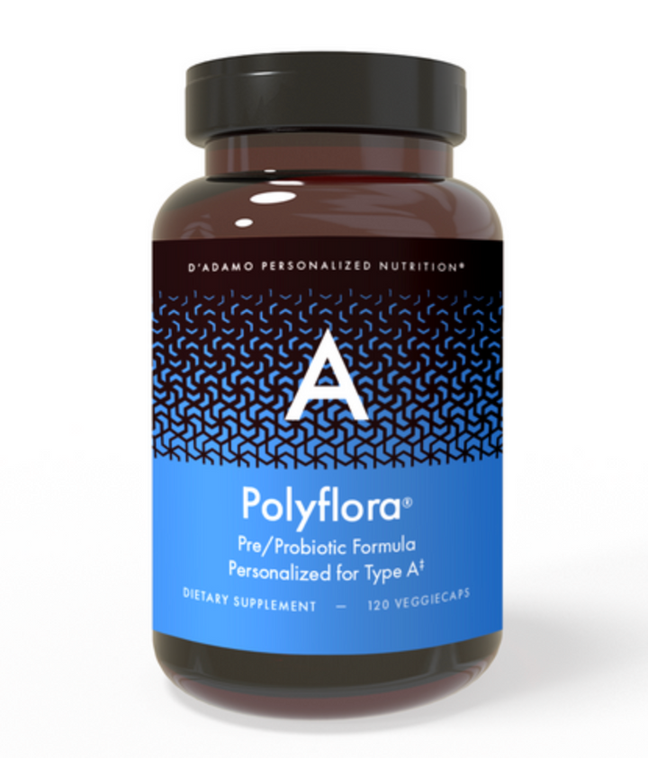 Polyflora A (120 capsules) ~ D'Adamo Personalized Nutrition