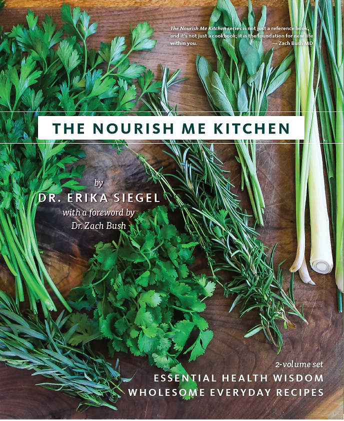 Nourish Me Kitchen Book Set ~ Dr. Erika Siegel