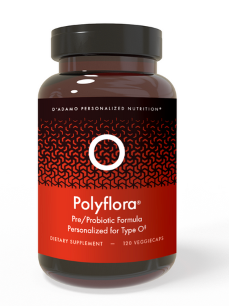 Polyflora O (120 capsules) ~ D'Adamo Personalized Nutrition