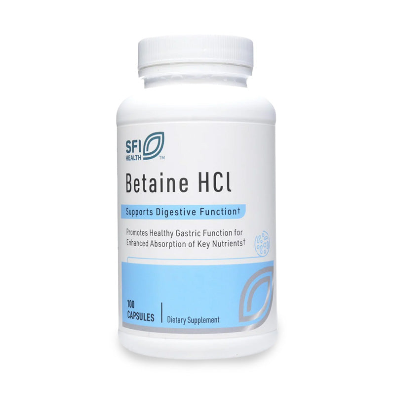 Klaire Labs/SFI Health Betaine HCI (100 Capsules)