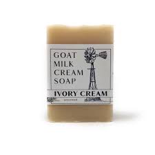 Mt. Capra Goat Milk Cream Soap (Ivory Cream)