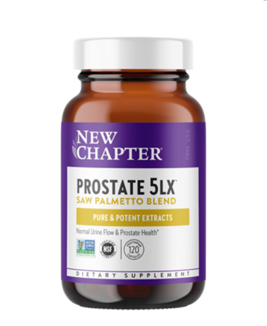 New Chapter Prostate 5LX (120 liquid vegetable capsules)