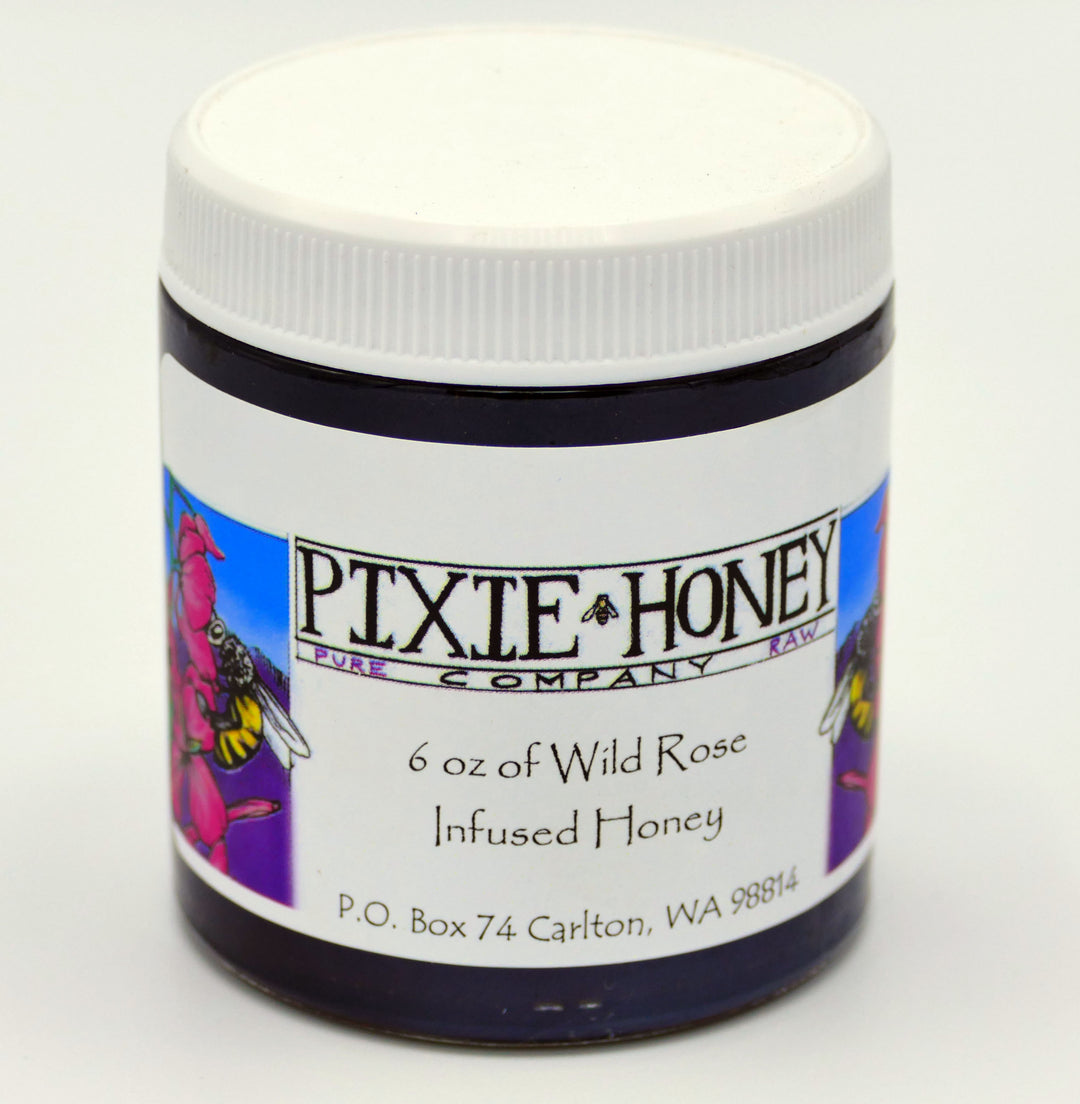Pixie Honey Wild Rose Infused Honey
