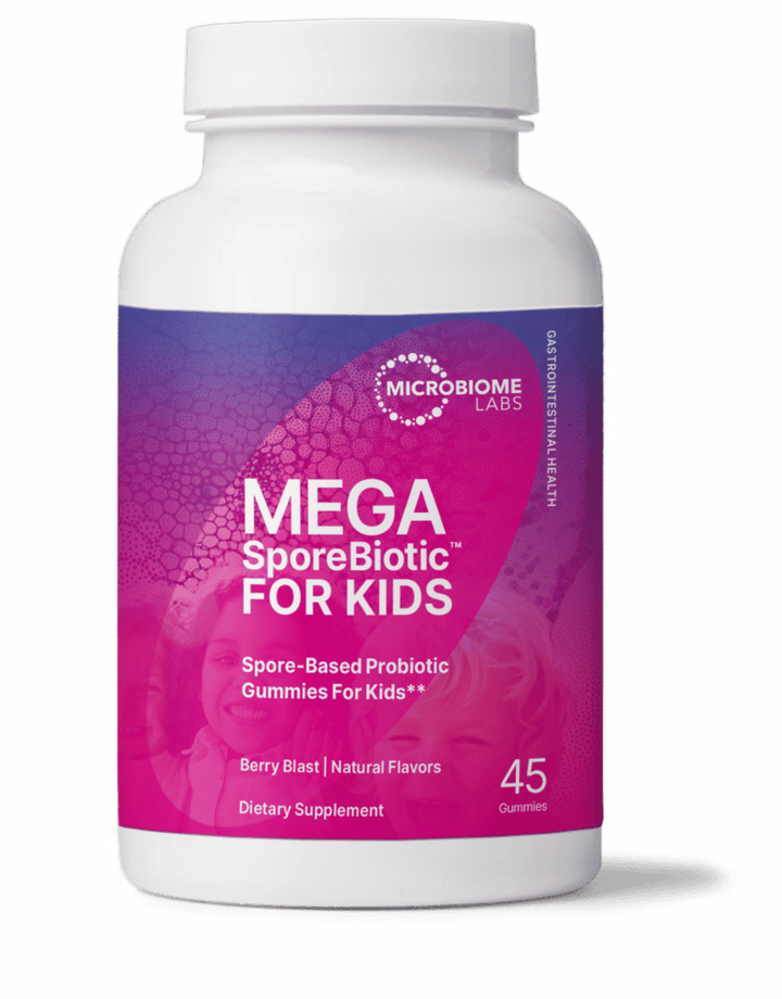 MegaSporeBiotic Gummies for Kids (30 gummies) ~ Microbiome Labs