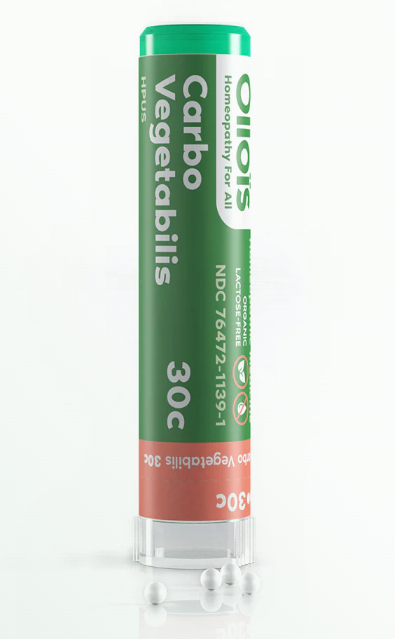 Carbo Vegetabilis (80 pellet tube) ~ Olloïs