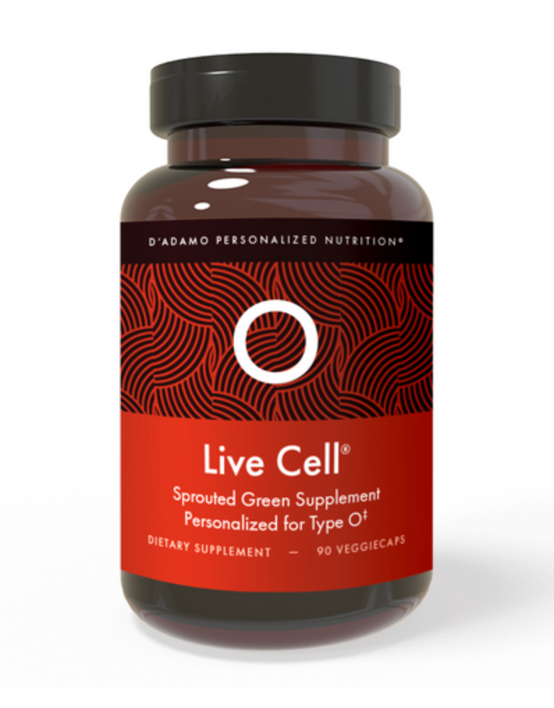 Live Cell O (90 capsules) ~ D'Adamo Personalized Nutrition