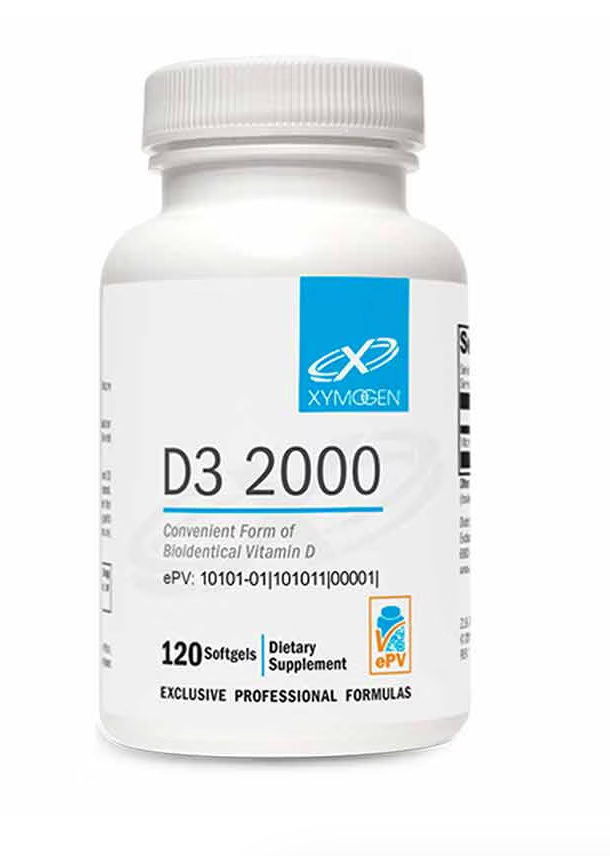 Xymogen D3 2000 (120 Softgels)