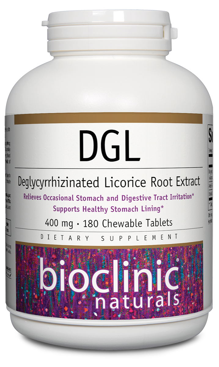 DGL (180 chewable tablets) ~ Bioclinic Naturals