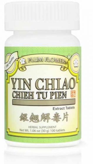 Yin Chiao Chieh Tu Pien Extract Tablets (100 tablets) ~ Plum Flower