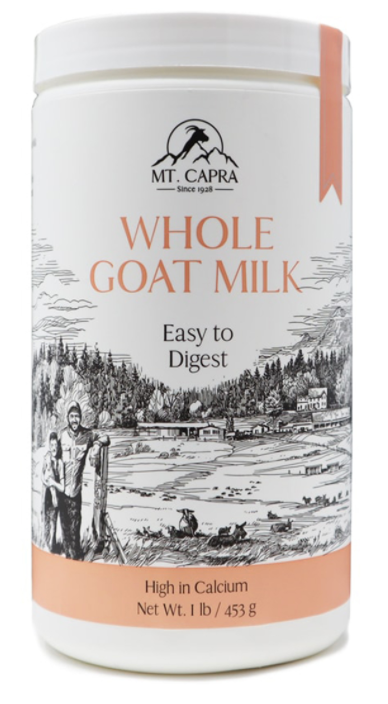 Goat Milk Powder - CapraMilk Whole (16 oz.) ~ Mt. Capra