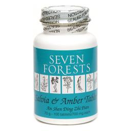 Salvia and Amber Tablets (100 tablets) ~ Seven Forests