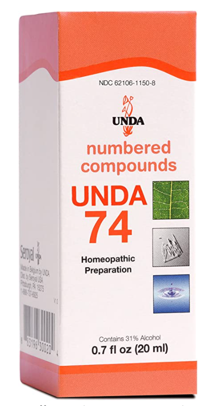 Unda #74 Homeopathic Combination (0.7 fl. oz.) ~ Seroyal