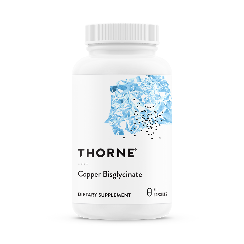 Copper Bisglycinate (60 capsules) ~ Thorne Research