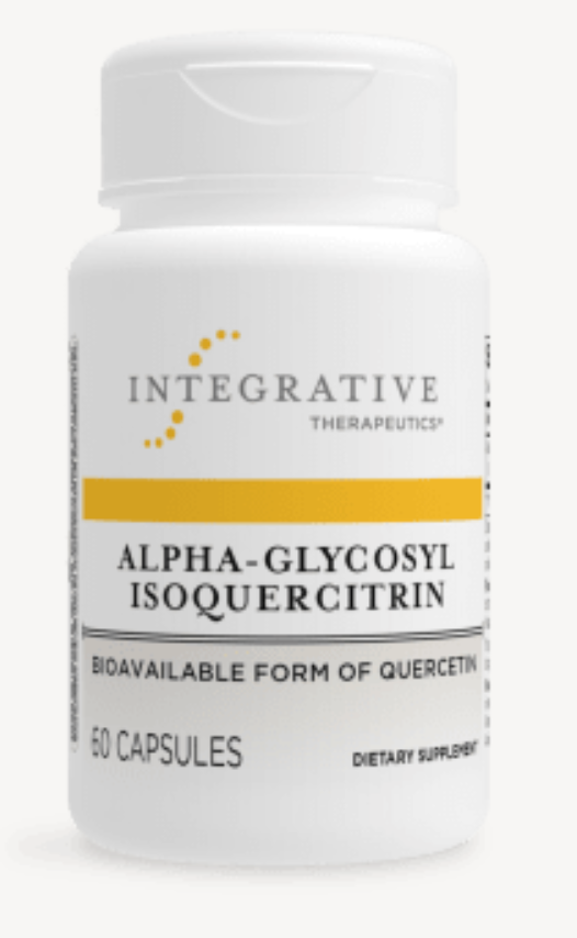 Alpha-Glycosyl Isoquercitrin (60 vegetarian capsules) ~ Integrative Therapeutics