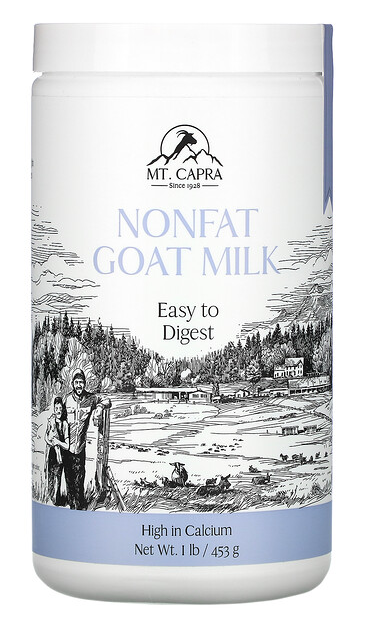 Goat Milk Powder - CapraMilk Non-fat (16 oz.) ~ Mt. Capra