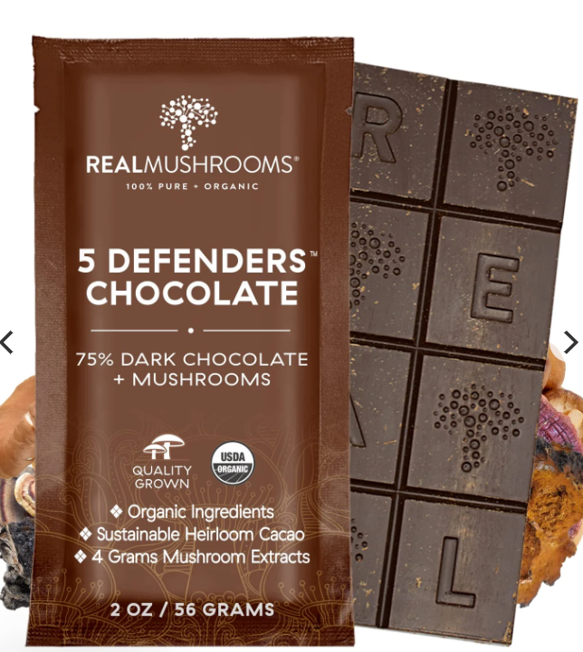 Mushroom Chocolate (2 oz.) ~ Real Mushrooms