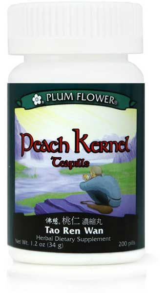 Peach Kernel Teapills (200 pills) ~ Plum Flower