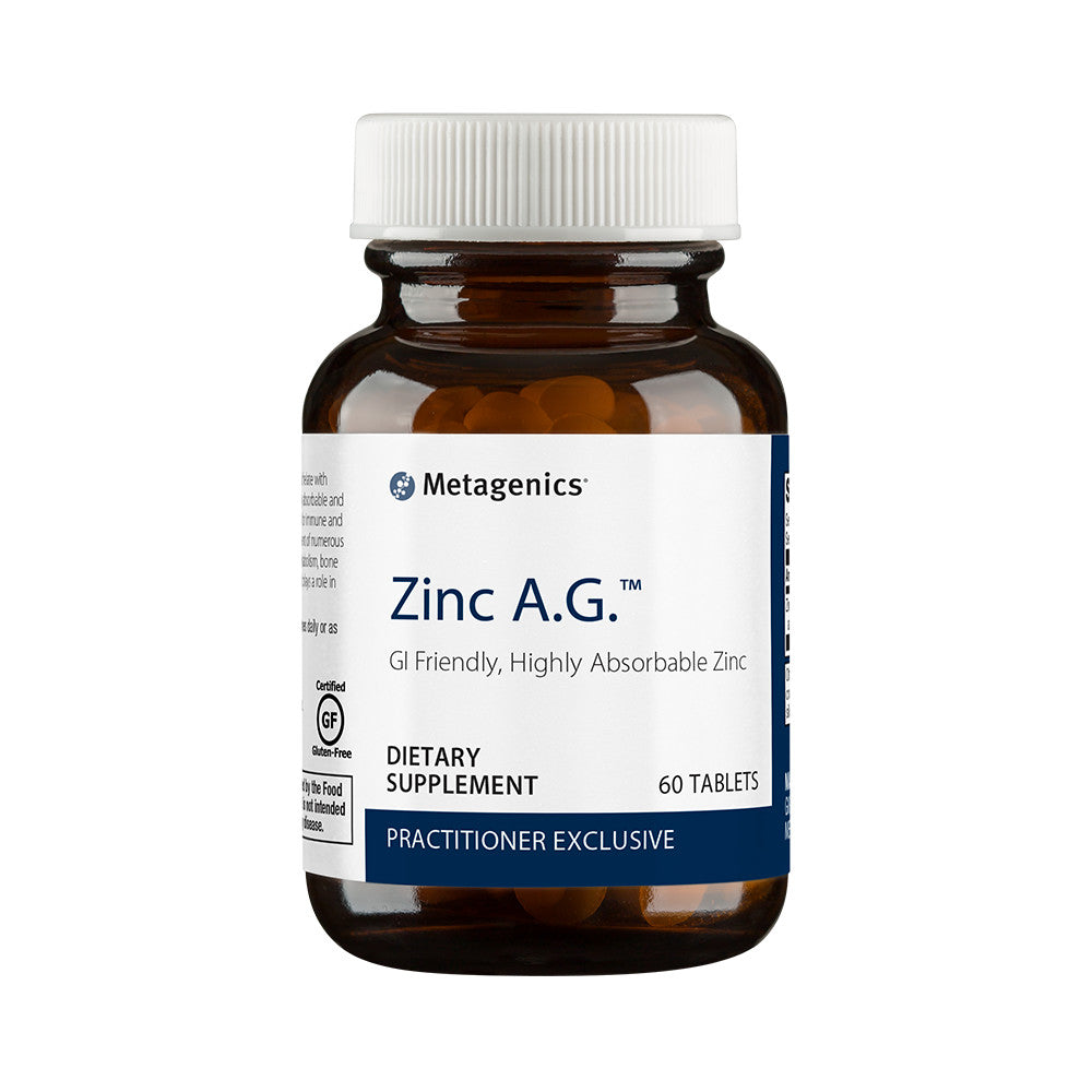 Zinc A.G. (60 tablets) ~ Metagenics