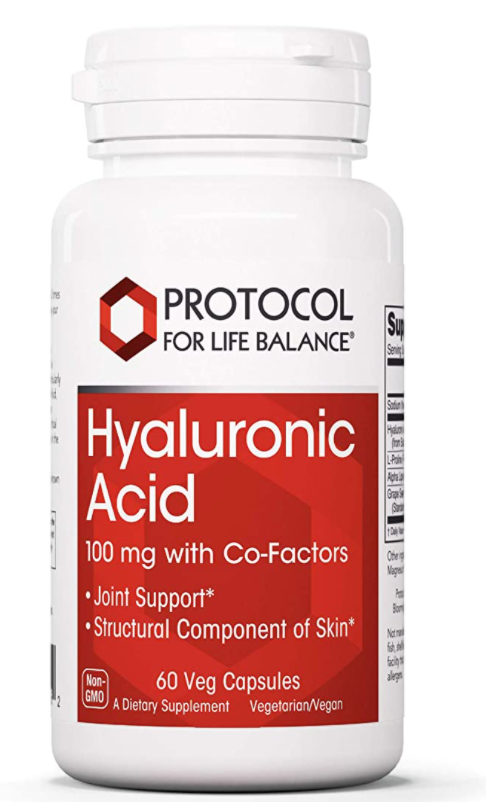 Hyaluronic Acid (60 vegetarian capsules) ~ Protocol for Life