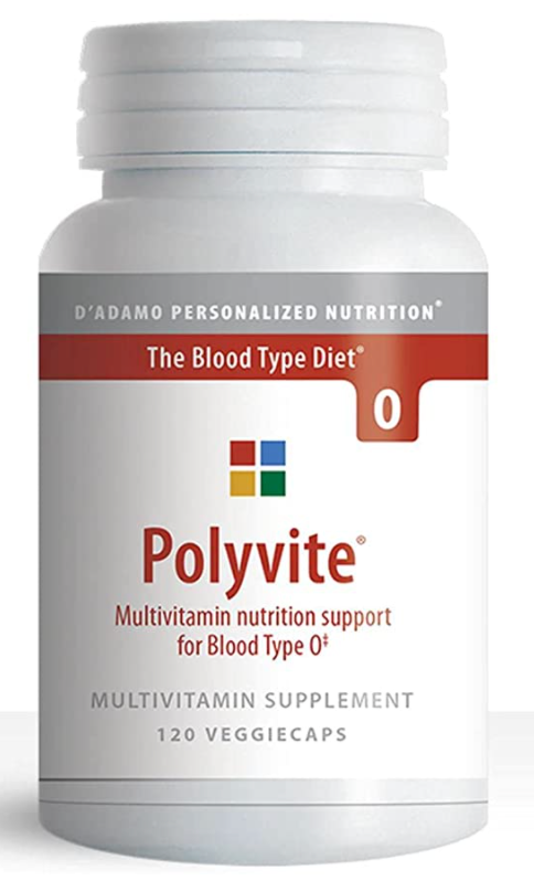 Polyvite O (120 capsules) ~ D'Adamo Personalized Nutrition