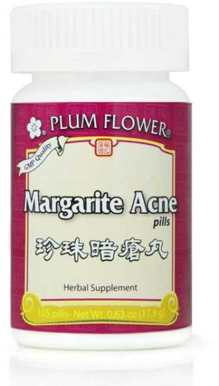 Margarite Acne Pills (105 pills) ~  Plum Flower