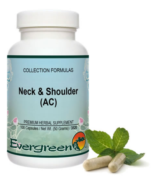 Neck and Shoulder (Acute) (100 capsules) ~ Evergreen Herbs