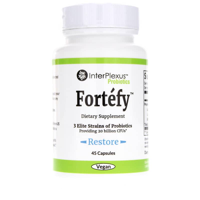 Fortefy Probiotics (45 capsules) ~ Interplexus