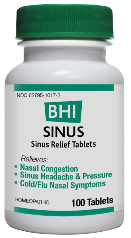 BHI Sinus Congestion Relief (100 tablets)