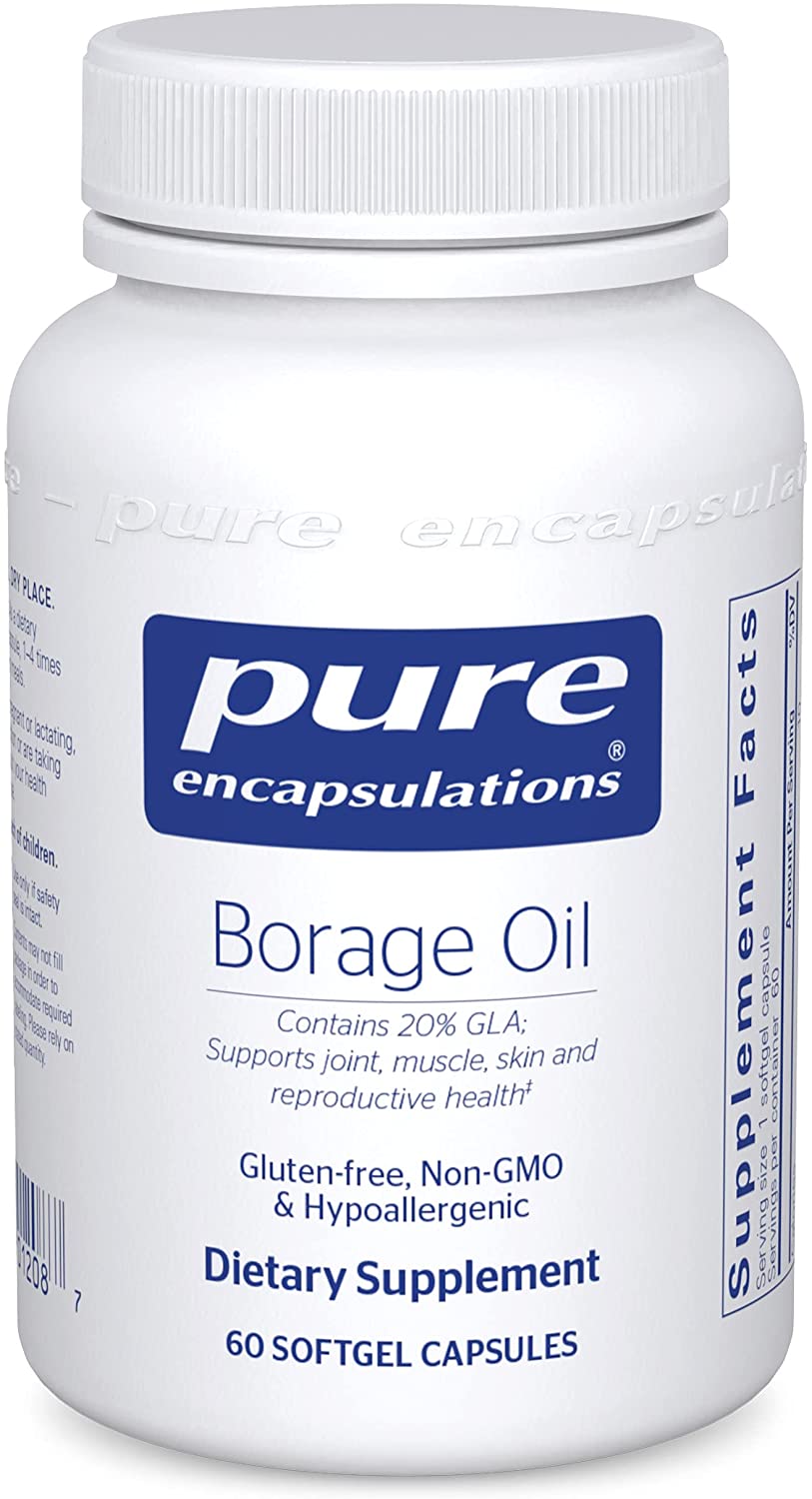 Borage Oil (60 gel capsules) ~ Pure Encapsulations