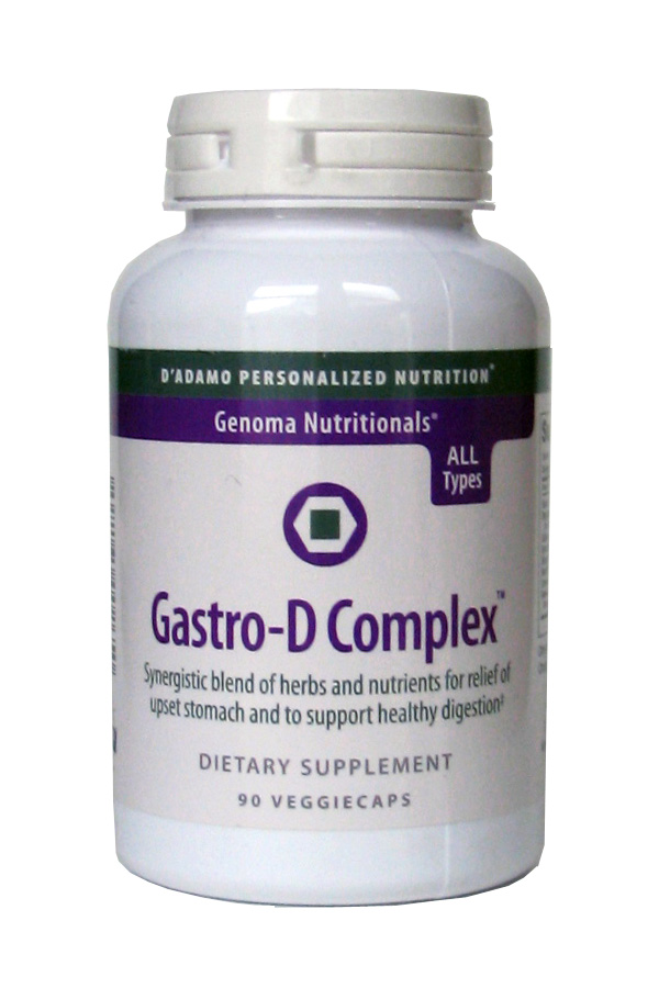 Gastro-D Complex (90 capsules) ~ D'Adamo Personalized Nutrition