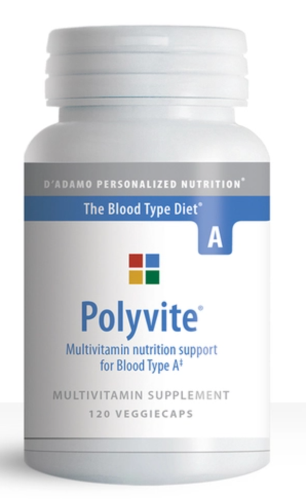 Polyvite A (120 capsules) ~ D'Adamo Personalized Nutrition