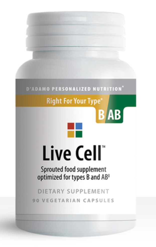 D'Adamo Personalized Nutrition Live Cell B/AB