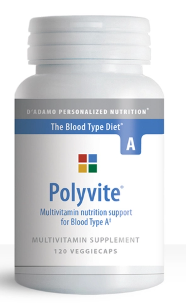 D'Adamo Personalized Nutrition Polyvite A (120 capsules)
