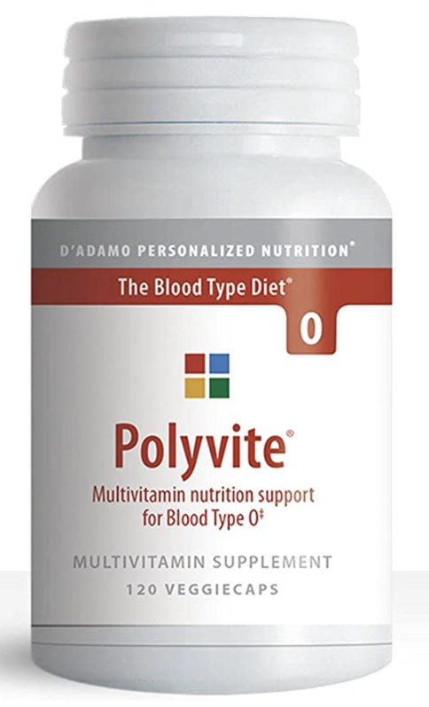 D'Adamo Personalized Nutrition Polyvite O (120 capsules)