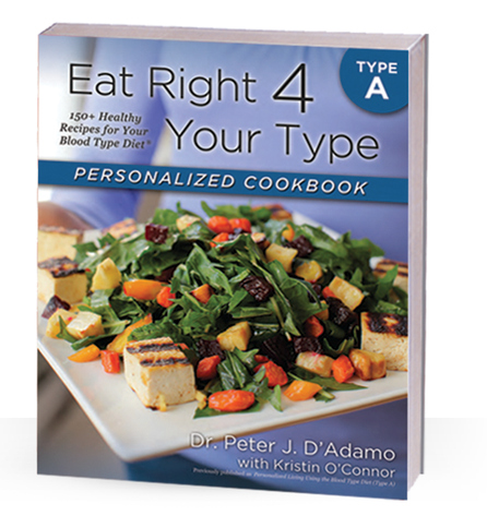 D'Adamo Personalized Nutrition Type A - Eat Right 4 Your Type Personalized Cookbook (1 cookbook)