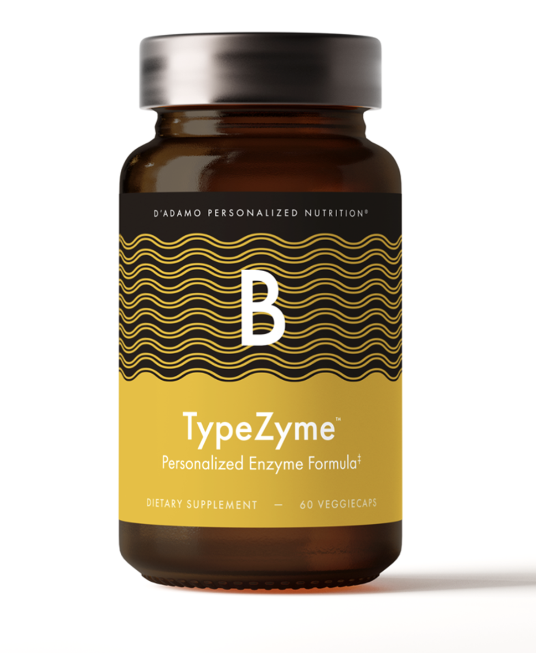 D'Adamo Personalized Nutrition TypeZyme Digestive Enzyme Blood Type B (60 vegetable capsules)