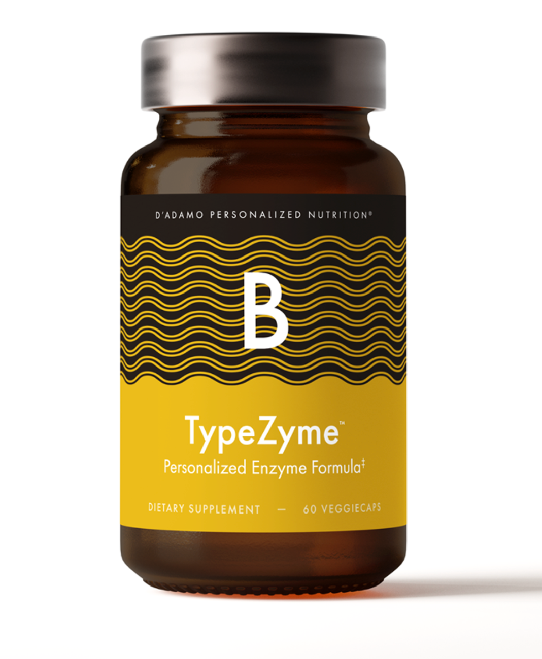 TypeZyme Digestive Enzyme Blood Type B (60 vegetable capsules) ~ D'Adamo Personalized Nutrition