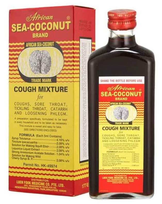 Sea Coconut Cough Mixture (177 ml.) ~ New Century Herbs