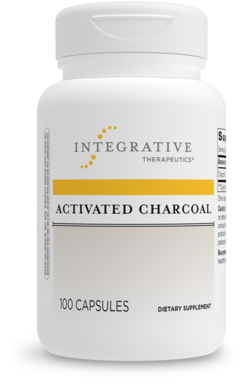 Activated Charcoal (100 capsules) ~ Integrative Therapeutics