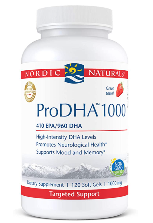 ProDHA 1000 Strawberry (120 soft gels) ~ Nordic Naturals