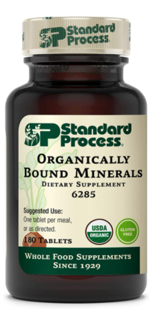 Organically Bound Minerals (180 tablets) ~ Standard Process