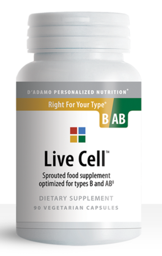 Live Cell B/AB ~ D'Adamo Personalized Nutrition