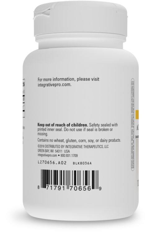 Integrative Therapeutics Activated Charcoal (100 capsules) - View 3